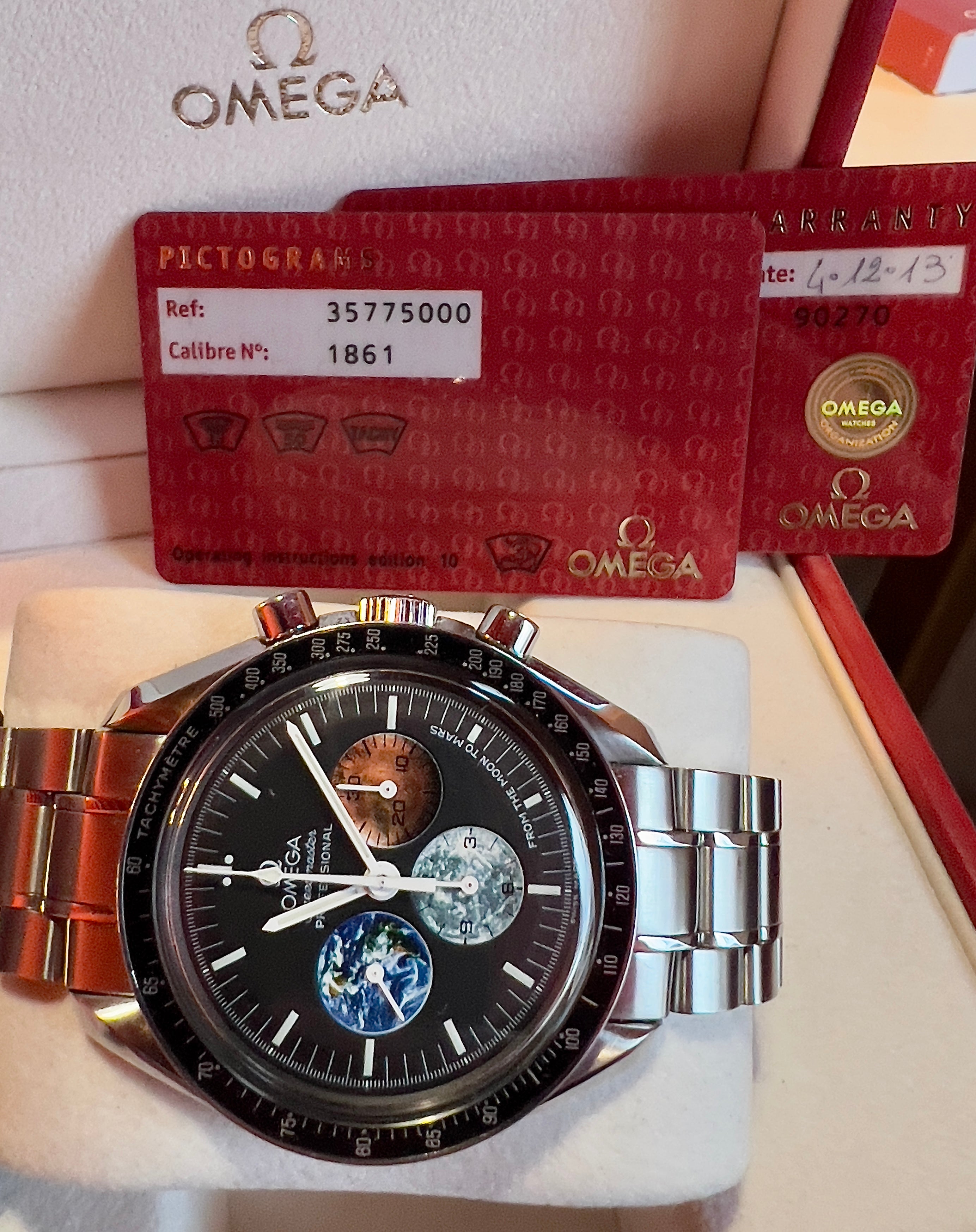 Omega Speedmaster Professional Moonwatch Moon To Mars 2013