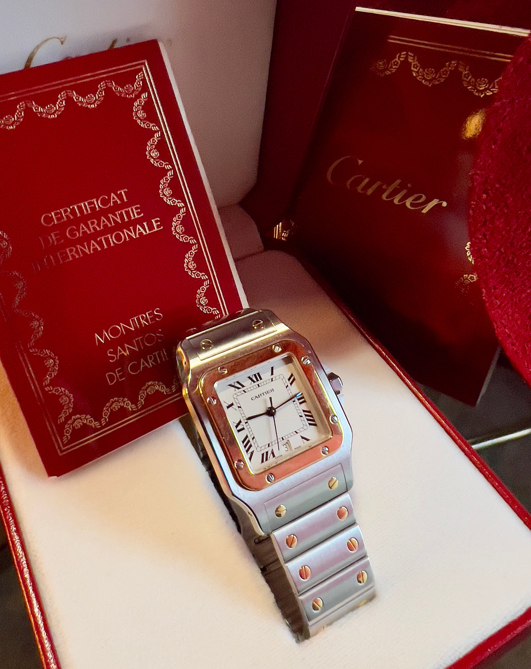 Cartier Santos Galbée 1566 | LIKE NEW | FULL SET