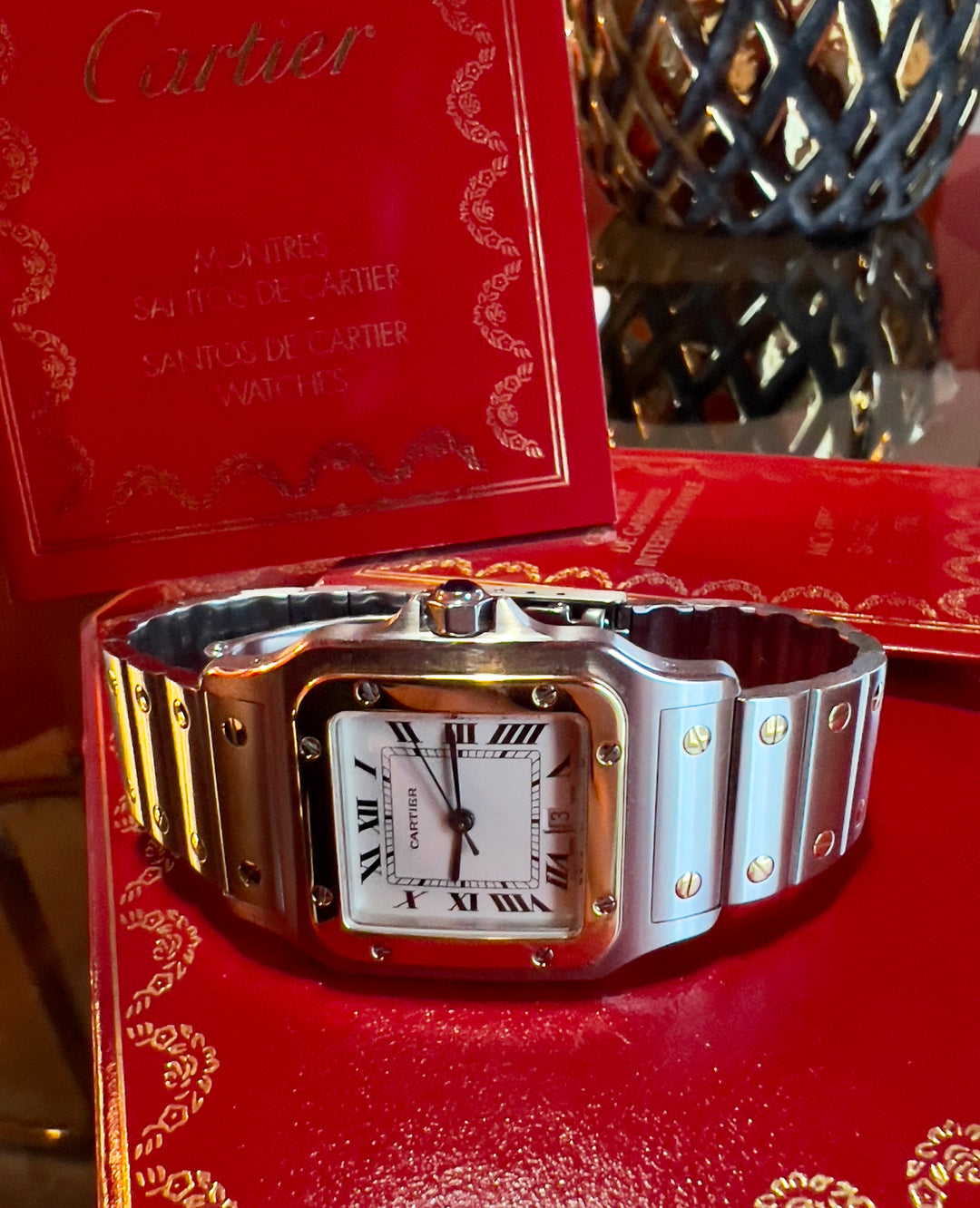 Cartier Santos Galbée 1566 | LIKE NEW | FULL SET