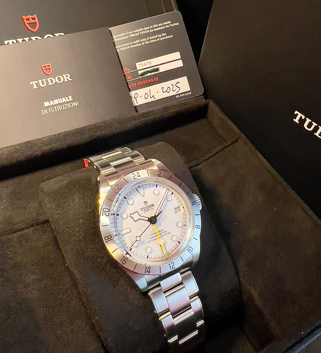 Tudor Black Bay Pro WHITE 79470 | NEW 2025 | STICKERS