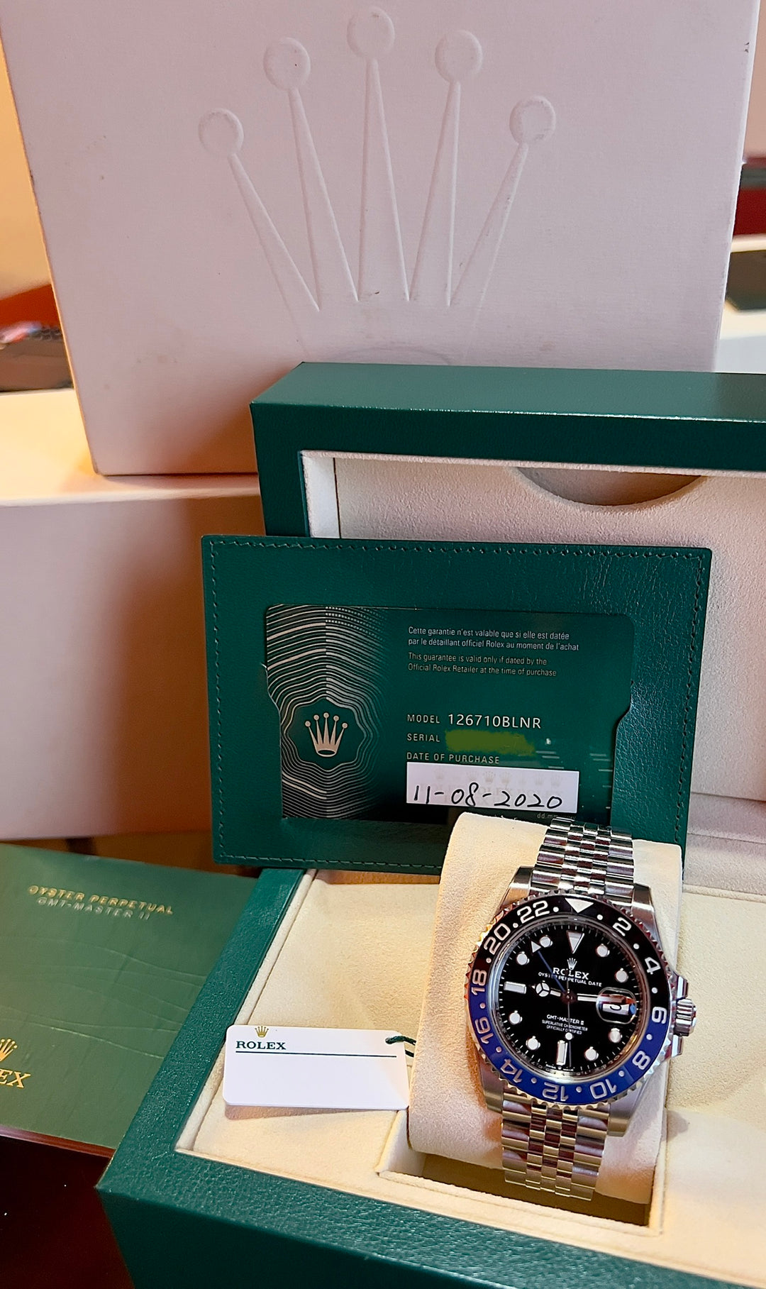 Rolex GMT-Master II 126710 BLNR | 2020