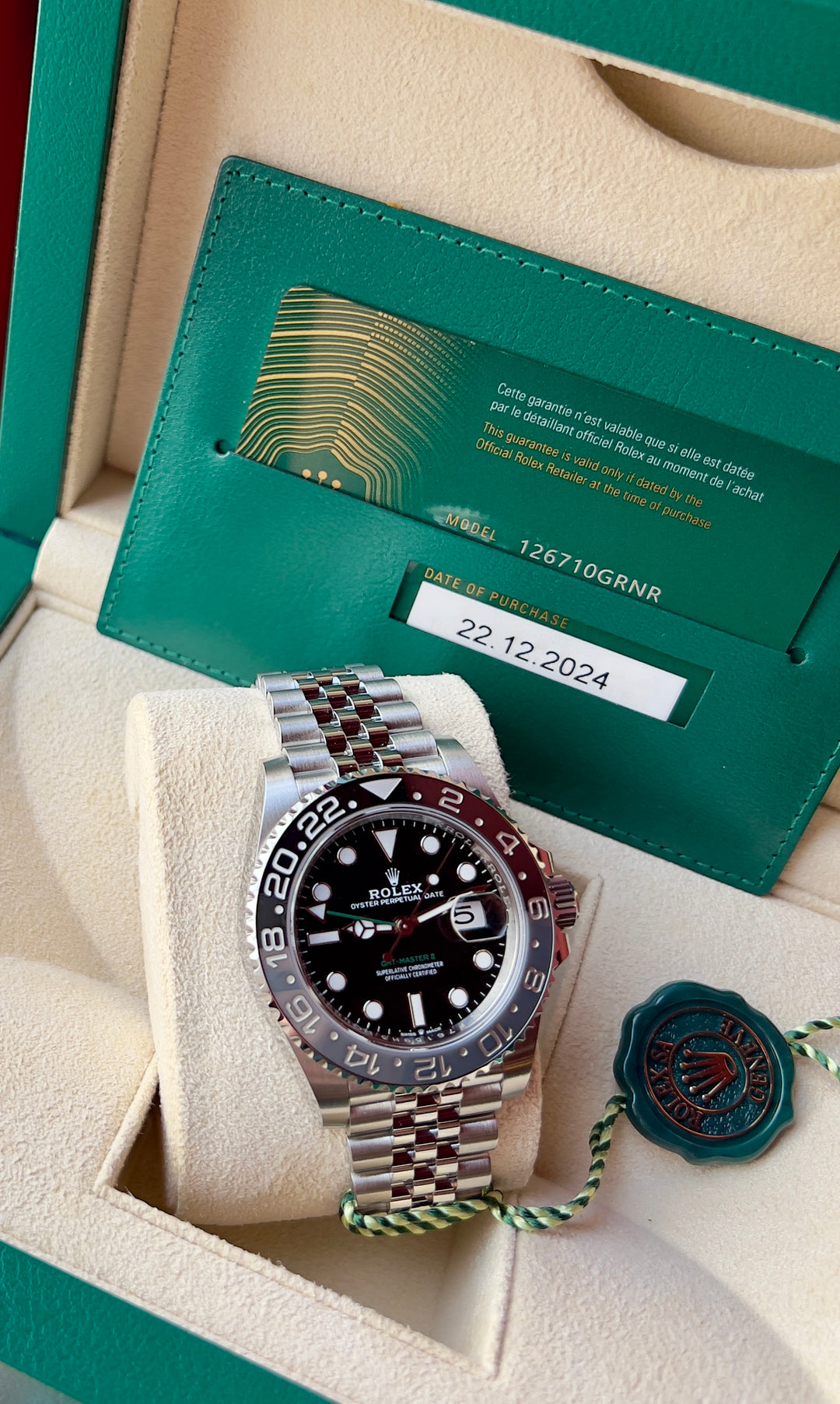 Rolex GMT-Master II 126710GRNR | NEW 12.2024