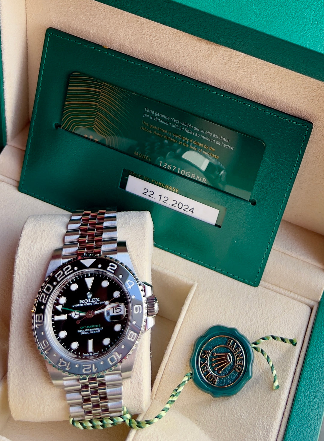 Rolex GMT-Master II 126710GRNR | NEW 12.2024
