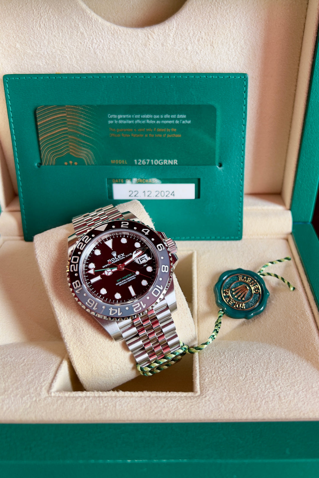 Rolex GMT-Master II 126710GRNR | NEW 12.2024