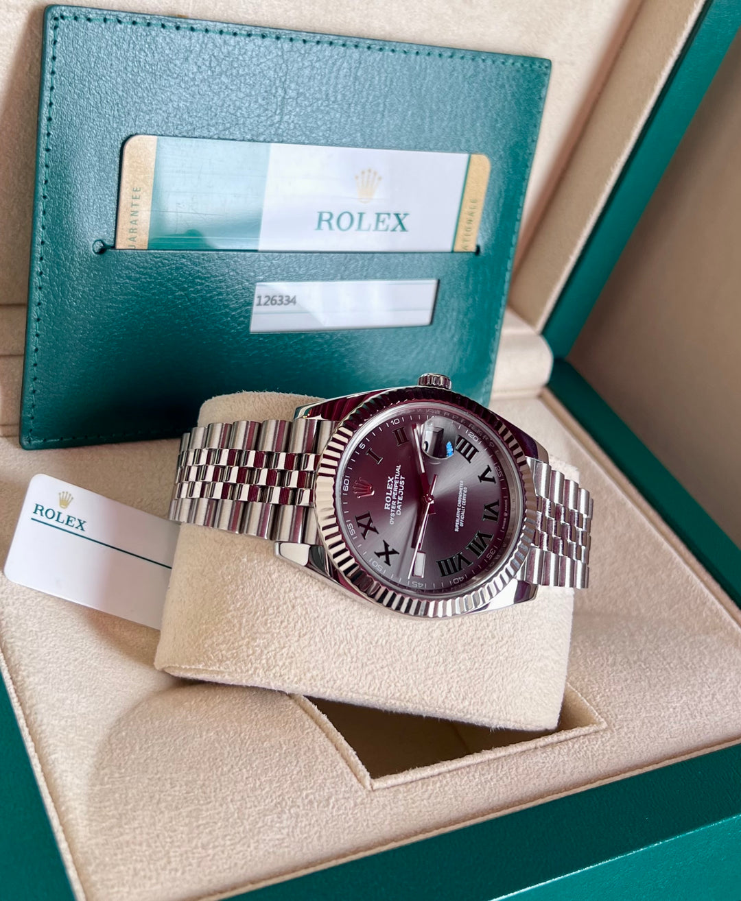 Rolex Datejust 41 126334 | 2018 | WIMBLEDON