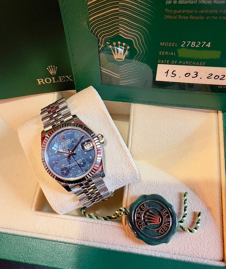 Rolex Datejust 31 278274 Floral Diamond | NEW 03.2024