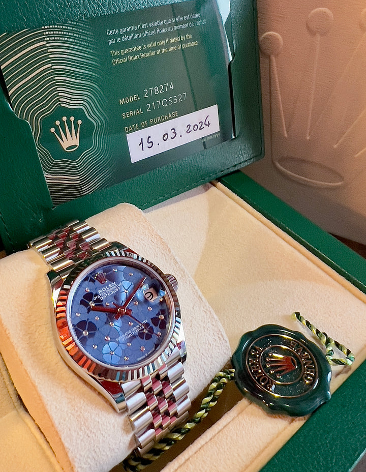 Rolex Datejust 31 278274 Floral Diamond | NEW 03.2024