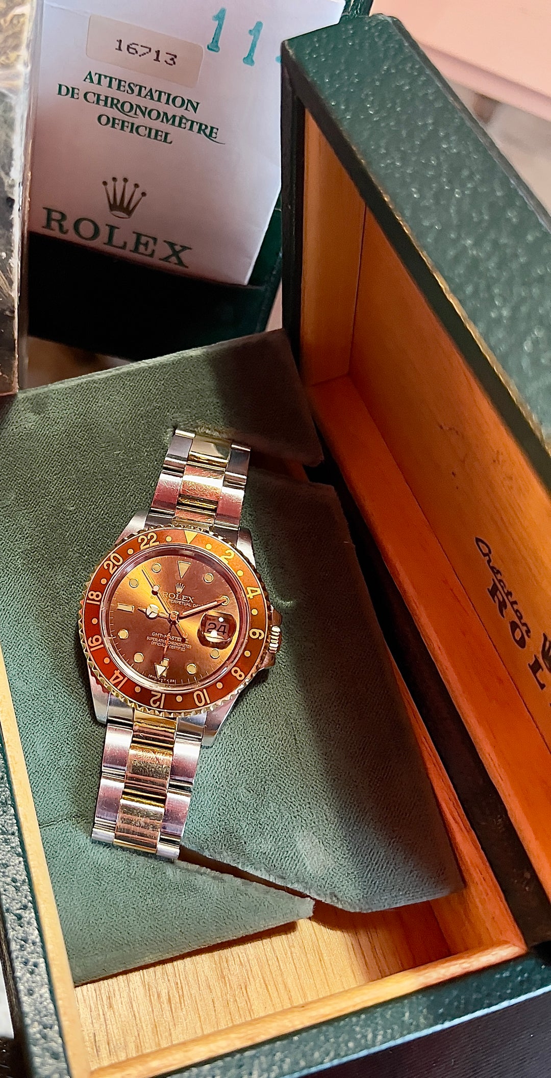 Rolex GMT-Master II 16713 | TIGER EYE | 1991 | ITA