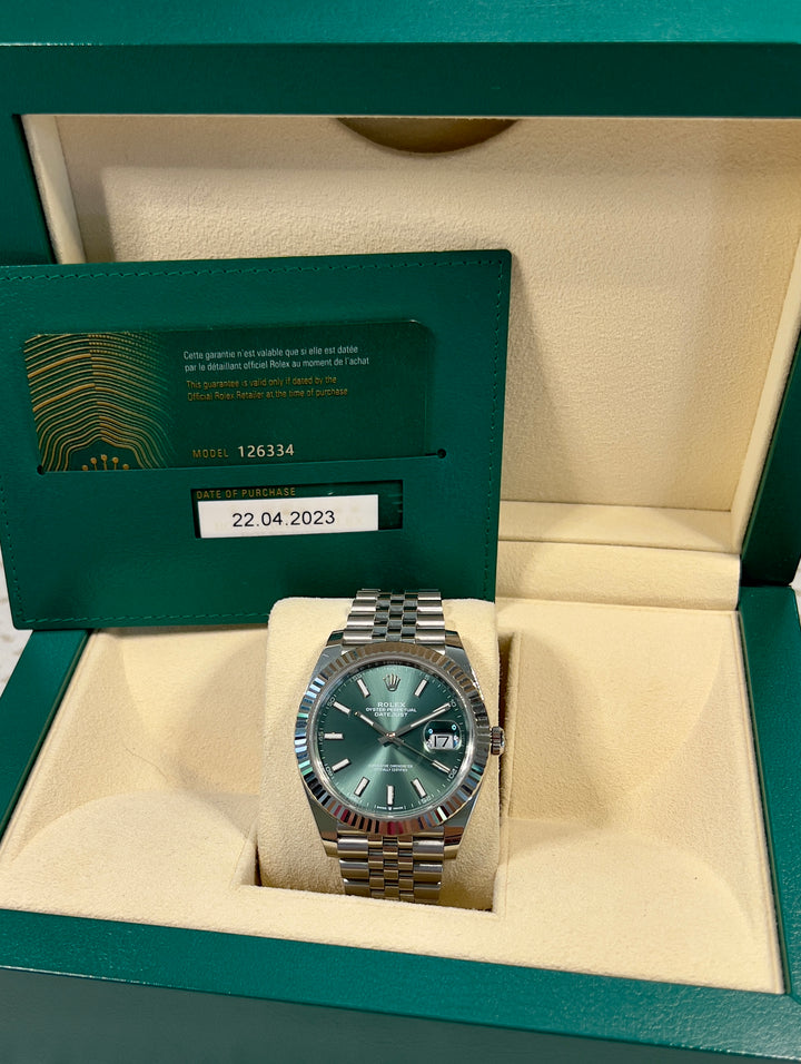 Rolex Datejust 41 126334 | 2023 | LIKE NEW | GREEN