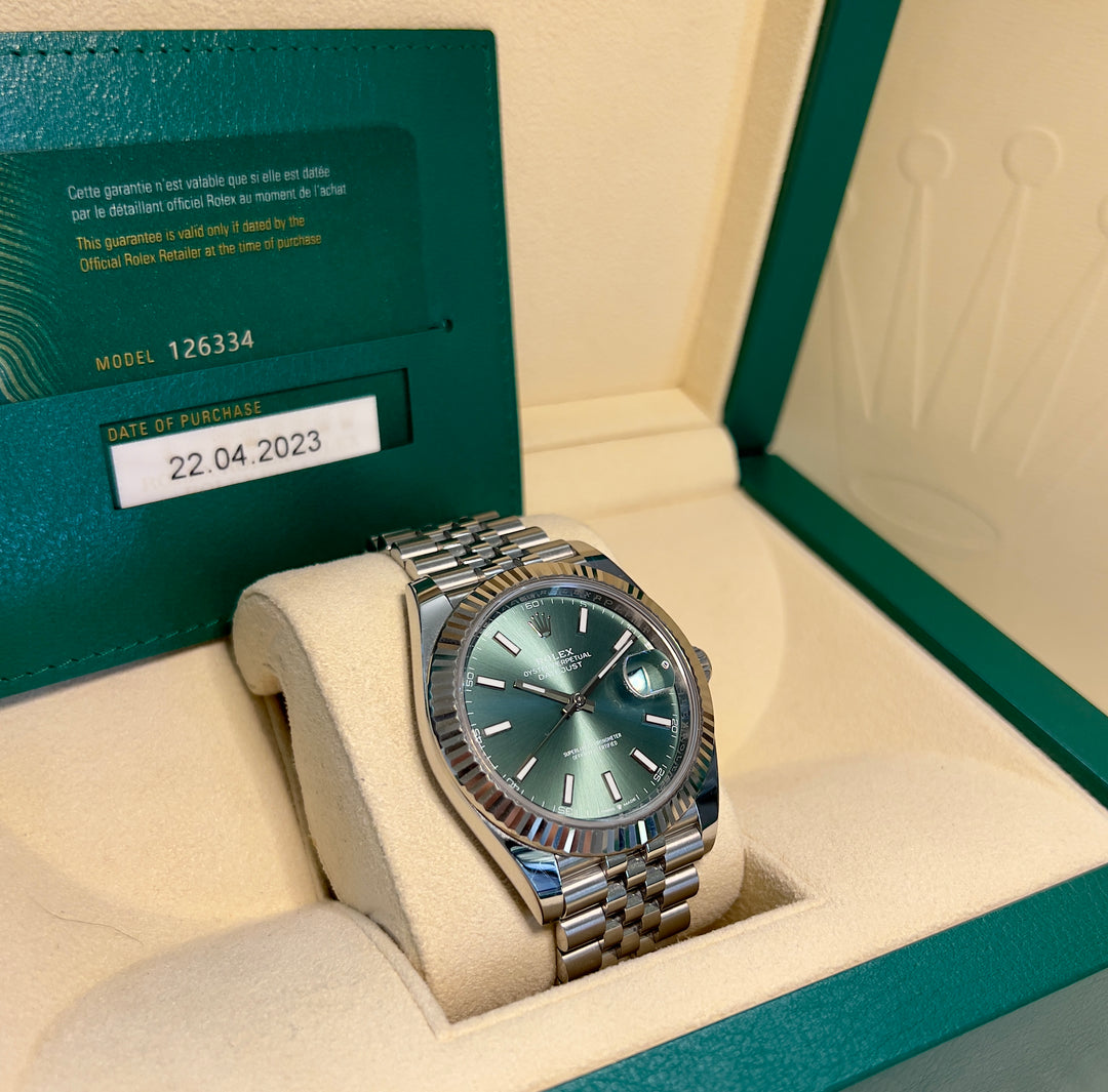 Rolex Datejust 41 126334 | 2023 | LIKE NEW | GREEN