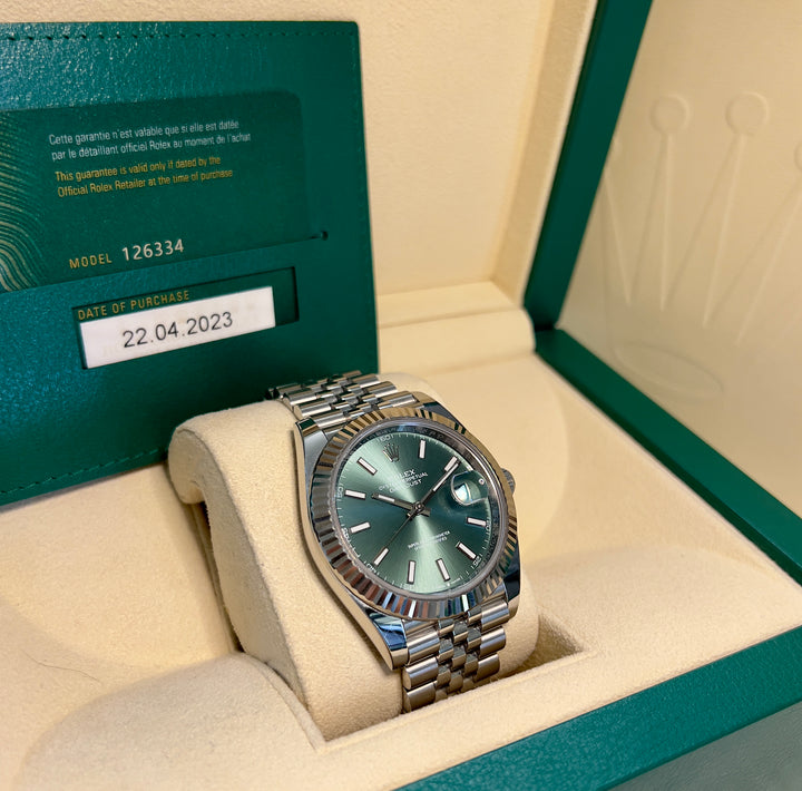 Rolex Datejust 41 126334 | 2023 | LIKE NEW | GREEN