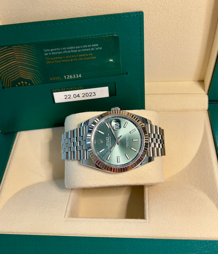 Rolex Datejust 41 126334 | 2023 | LIKE NEW | GREEN