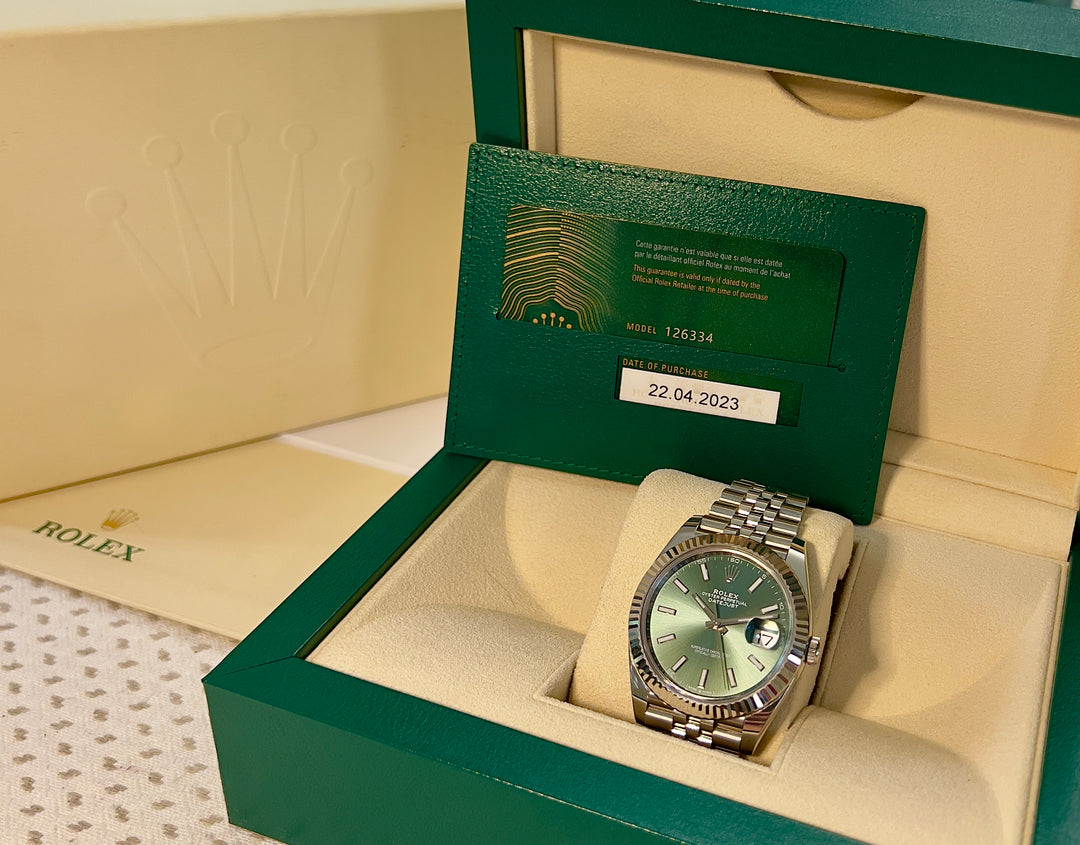 Rolex Datejust 41 126334 | 2023 | LIKE NEW | GREEN