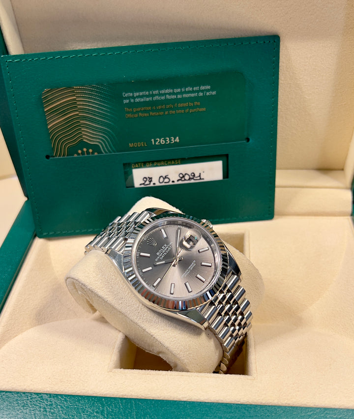 Rolex Datejust 41 126334 | 2021 | RHODIUM