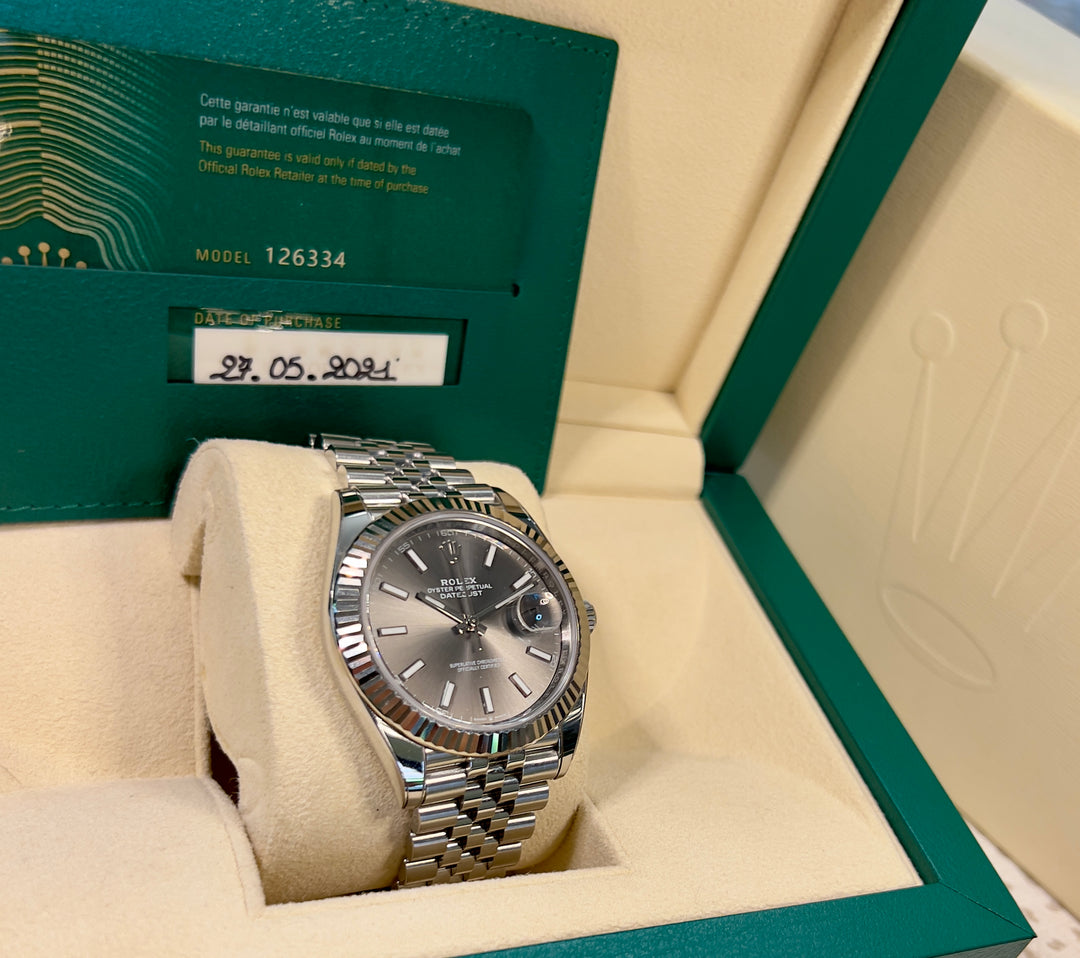 Rolex Datejust 41 126334 | 2021 | RHODIUM