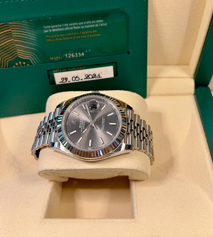 Rolex Datejust 41 126334 | 2021 | RHODIUM