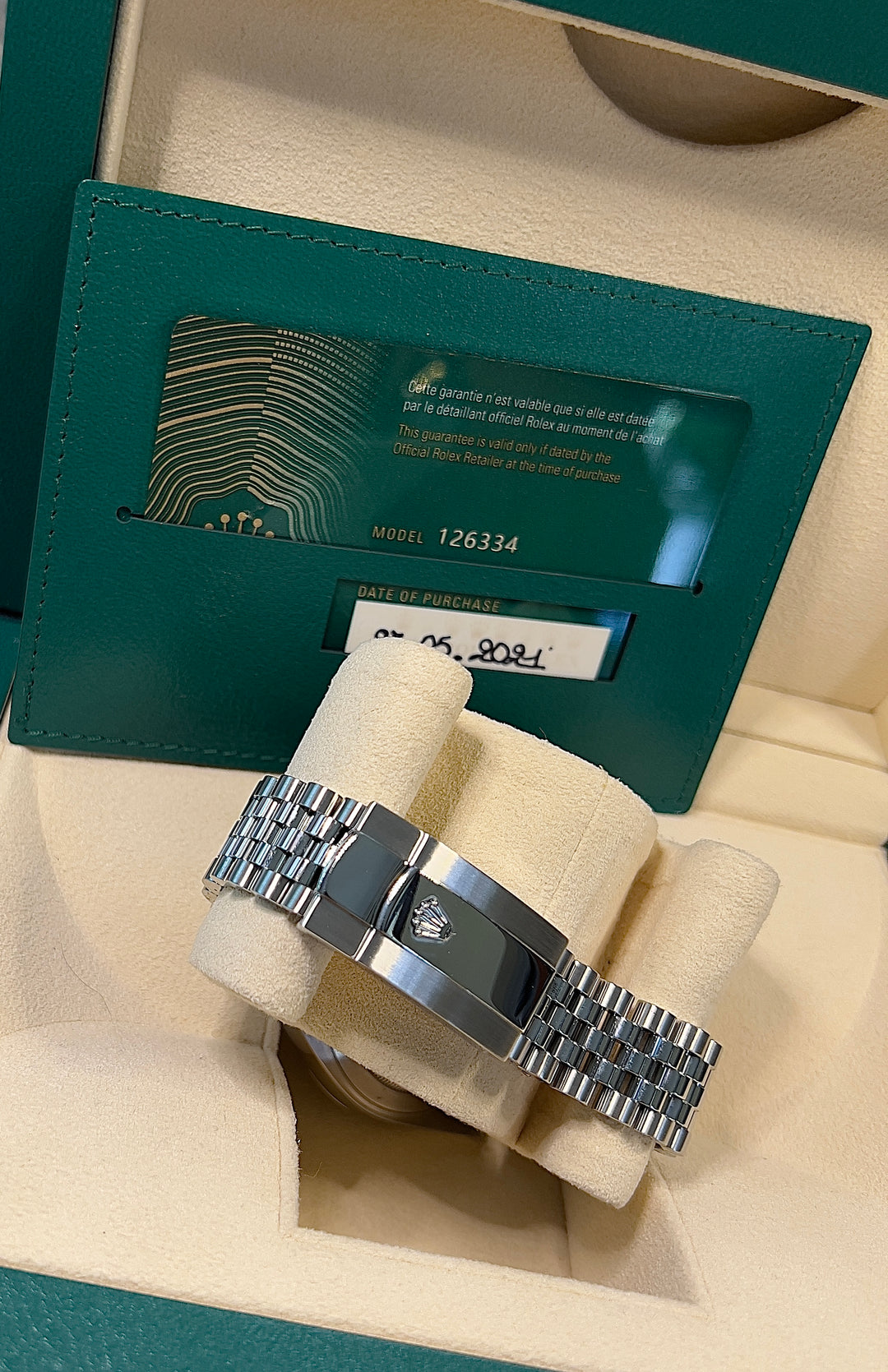Rolex Datejust 41 126334 | 2021 | RHODIUM