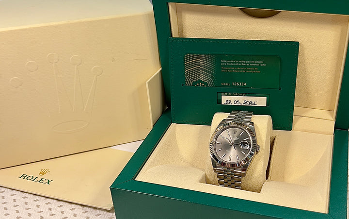 Rolex Datejust 41 126334 | 2021 | RHODIUM