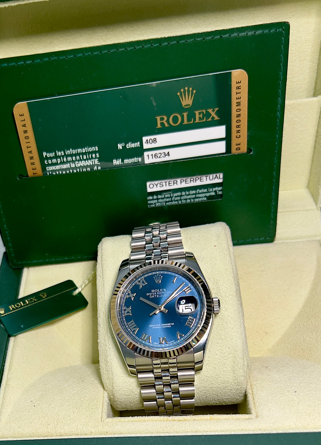 Rolex Datejust 36 116234 | 2014 | LIKE NEW