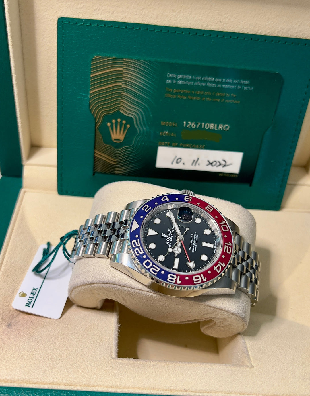 Rolex GMT-Master II 126710 BLRO | 2022 | PEPSI