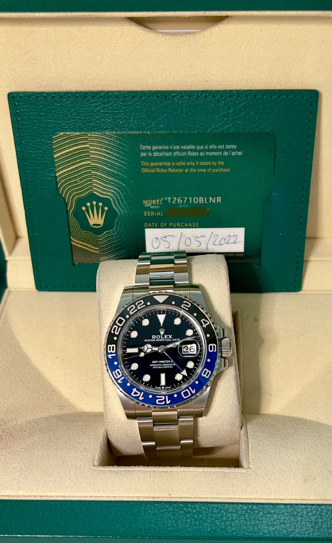 Rolex GMT-Master II 126710 BLNR | 2022 | LIKE NEW