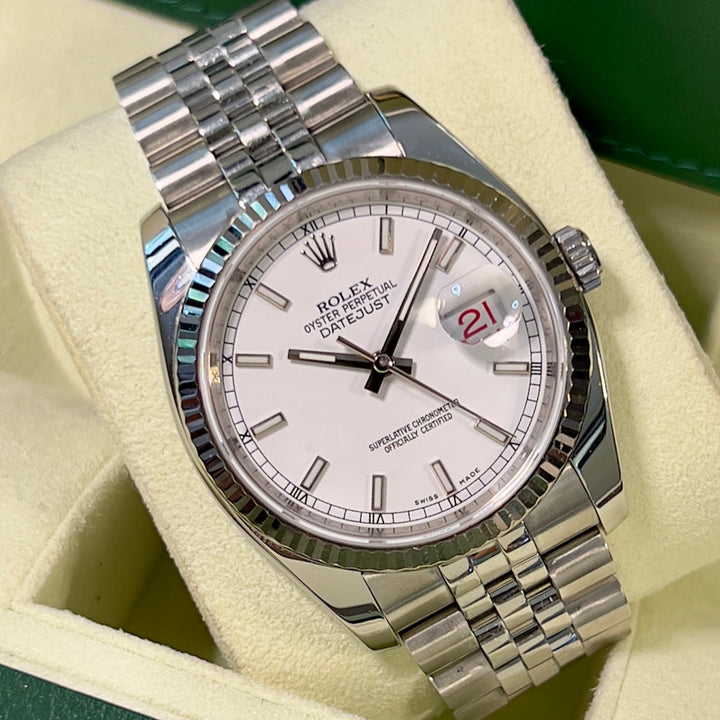 Rolex Datejust 36 116234 | 2014 | WHITE