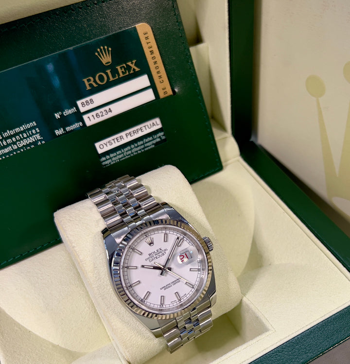 Rolex Datejust 36 116234 | 2014 | WHITE