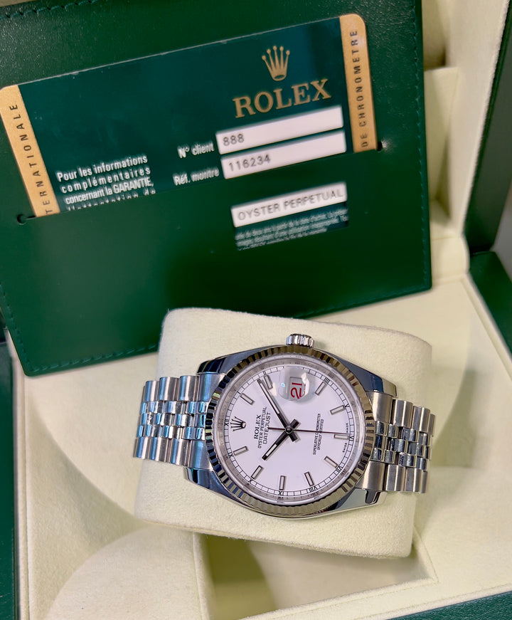 Rolex Datejust 36 116234 | 2014 | WHITE