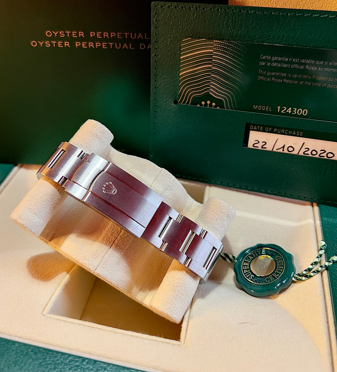 Rolex Oyster Perpetual 41 124300 | NEW 2020 | GREEN