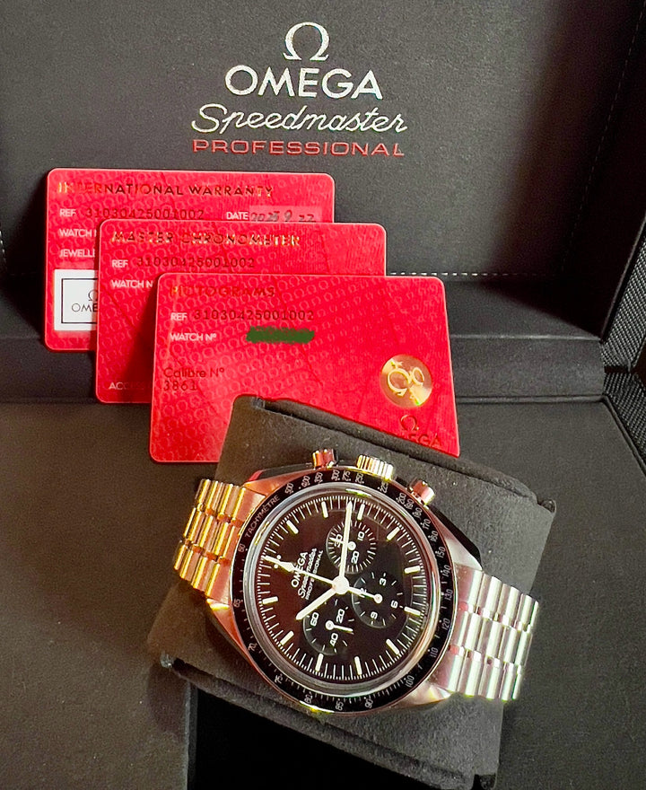 Omega Speedmaster Professional Moonwatch NEW STICKERS