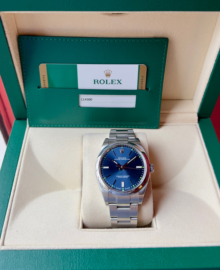 Rolex Oyster Perpetual 39 114300 | BLUE | 2019
