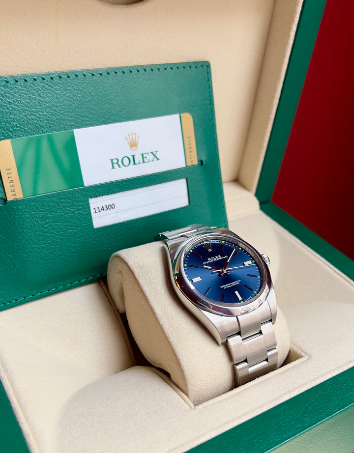 Rolex Oyster Perpetual 39 114300 | BLUE | 2019