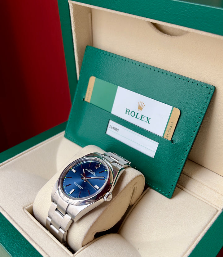 Rolex Oyster Perpetual 39 114300 | BLUE | 2019