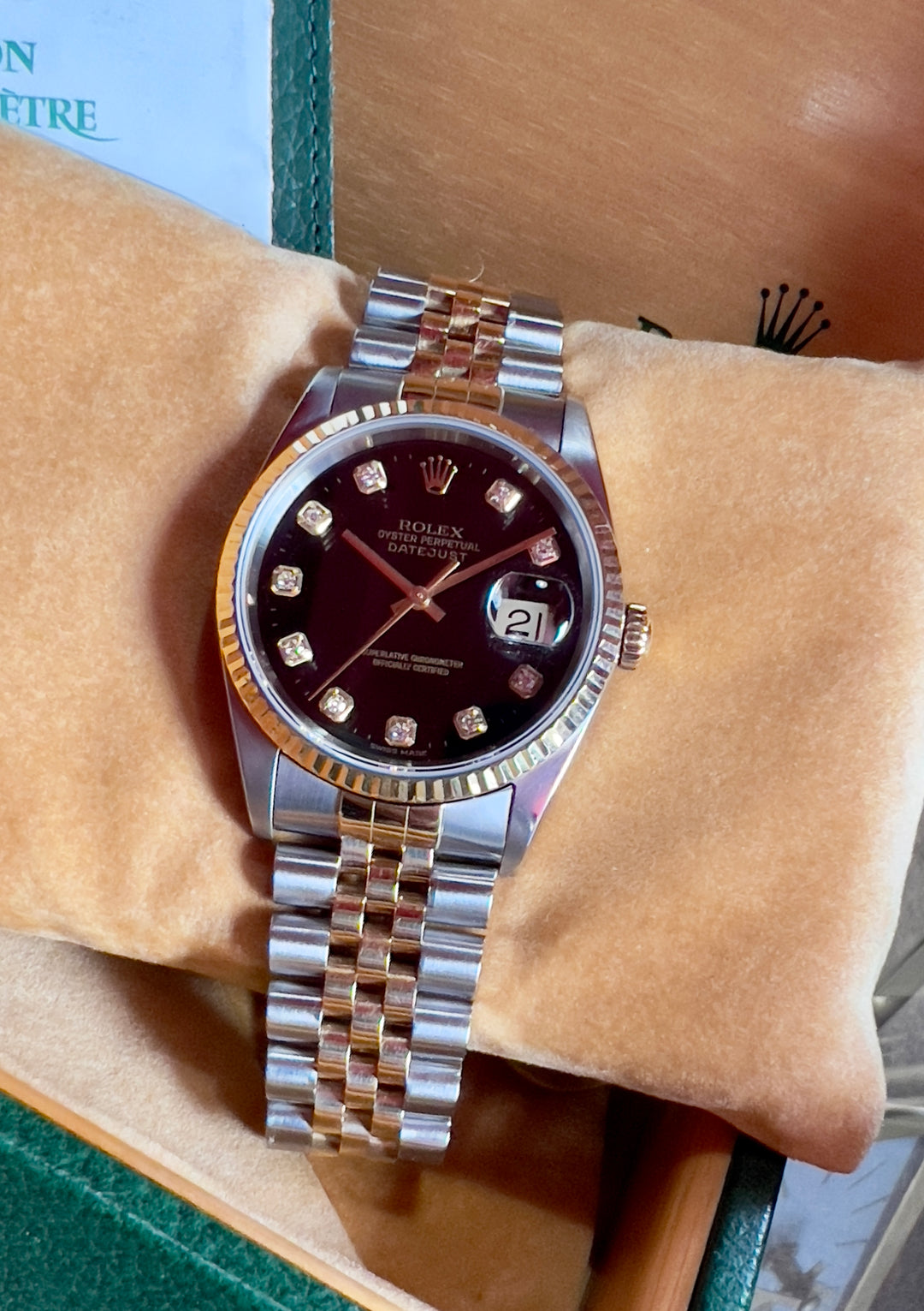 Rolex Datejust 36 16233 | DIAMOND DIAL FACTORY | 2003