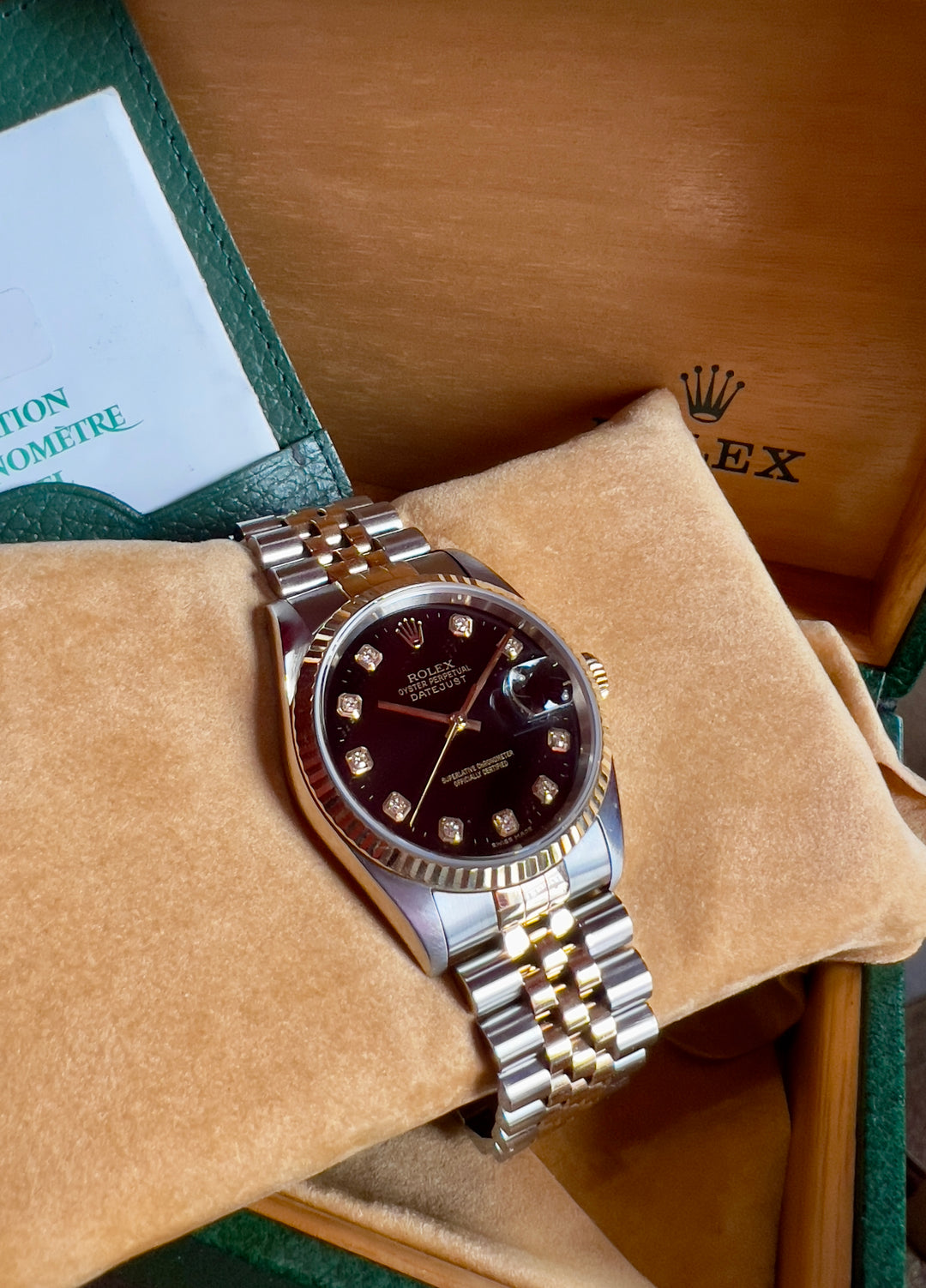 Rolex Datejust 36 16233 | DIAMOND DIAL FACTORY | 2003