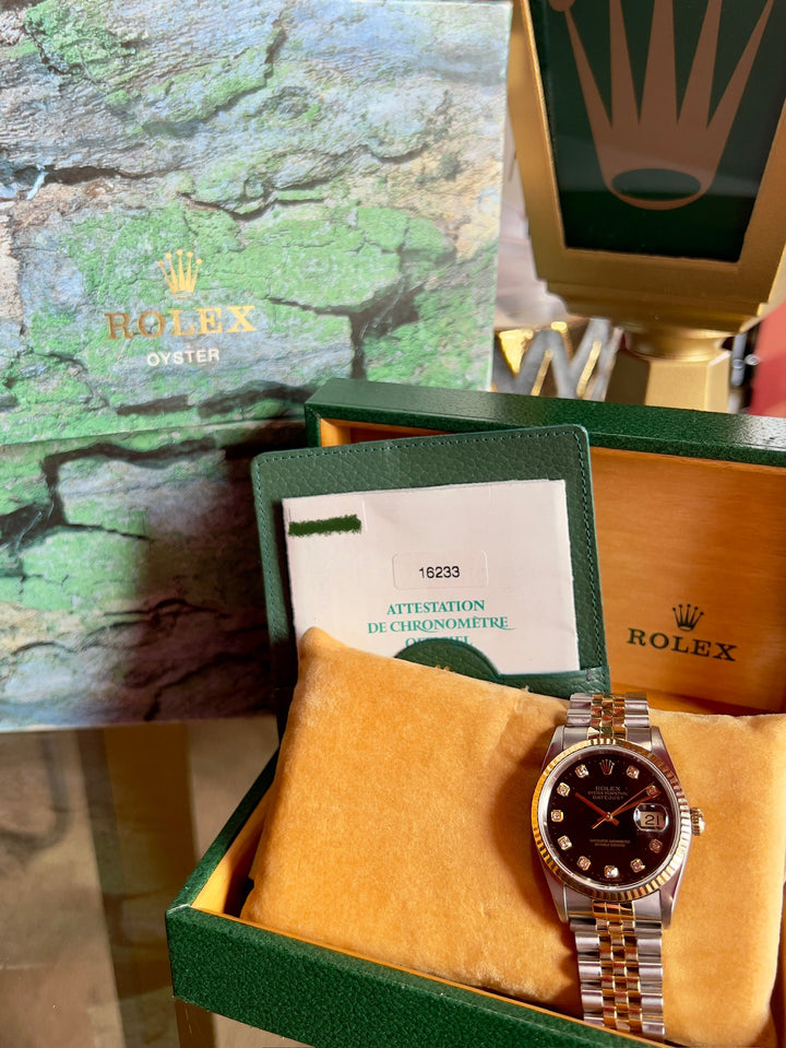 Rolex Datejust 36 16233 | DIAMOND DIAL FACTORY | 2003