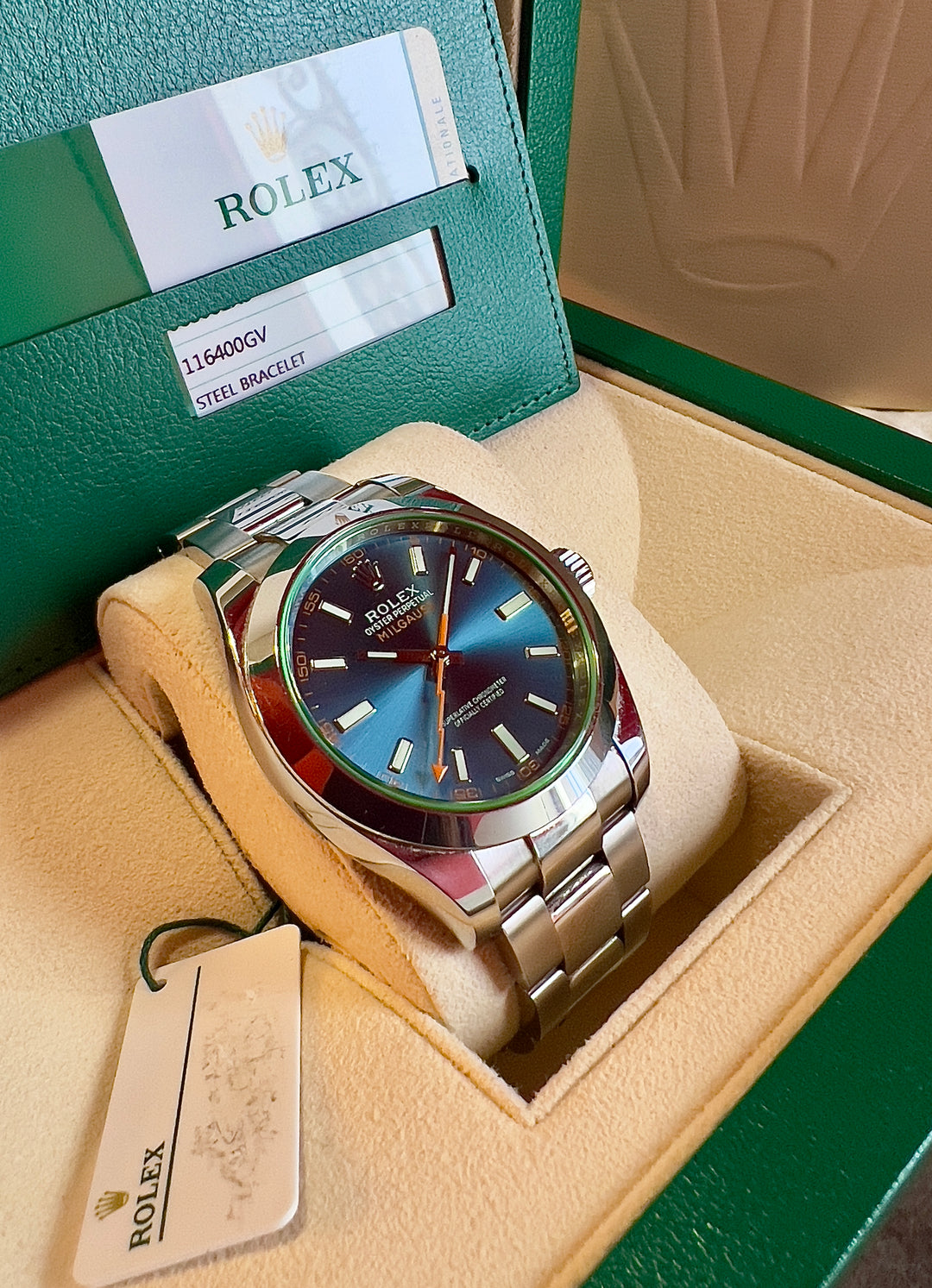 Rolex Milgauss 116400GV | 2016 ITA | Z-BLUE