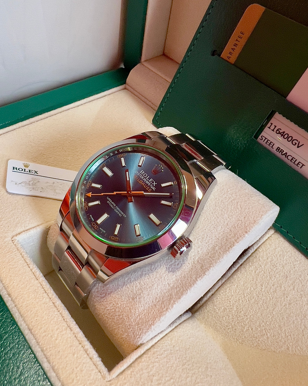 Rolex Milgauss 116400GV | 2016 ITA | Z-BLUE