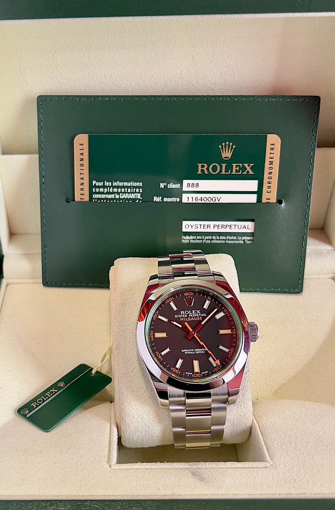 Rolex Milgauss 116400GV | 2012 | LIKE NEW