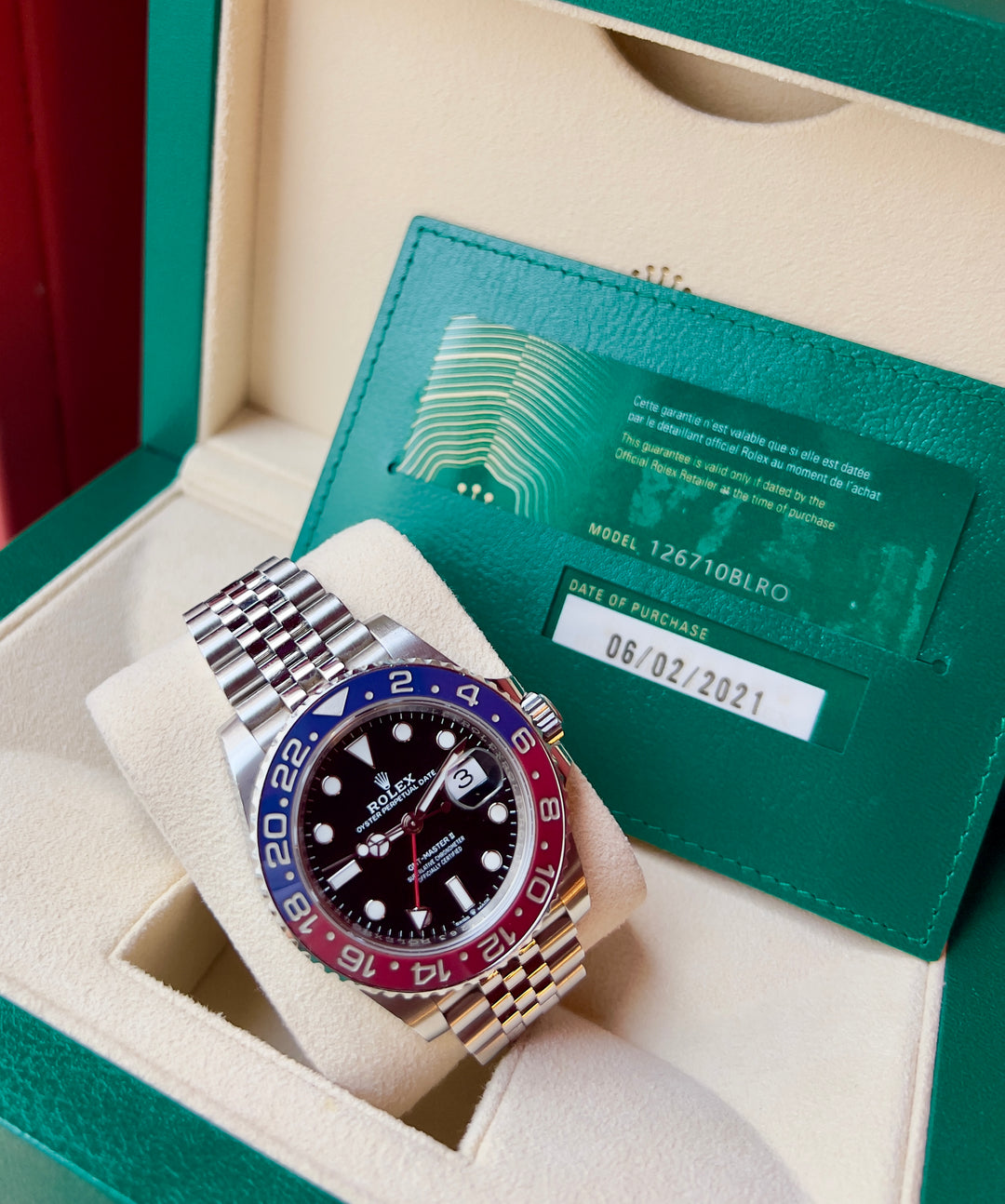 Rolex GMT-Master II 126710BLRO | 2021 | PEPSI