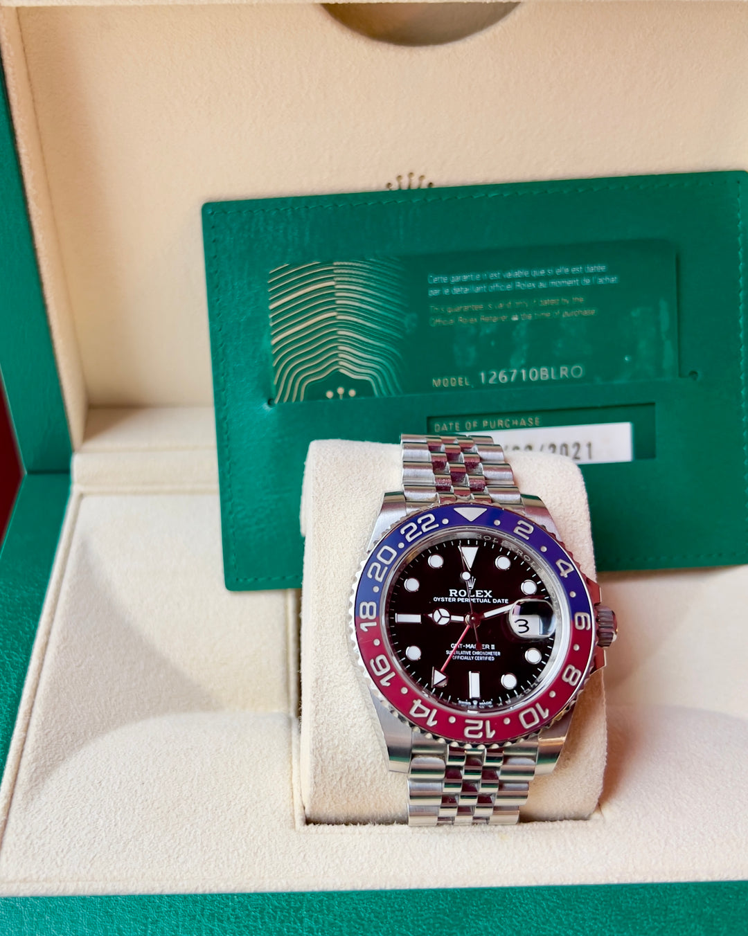 Rolex GMT-Master II 126710BLRO | 2021 | PEPSI