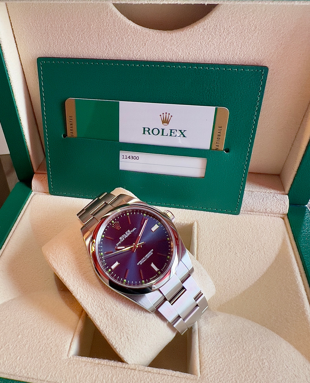 Rolex Oyster Perpetual 39 2020 | BLUE