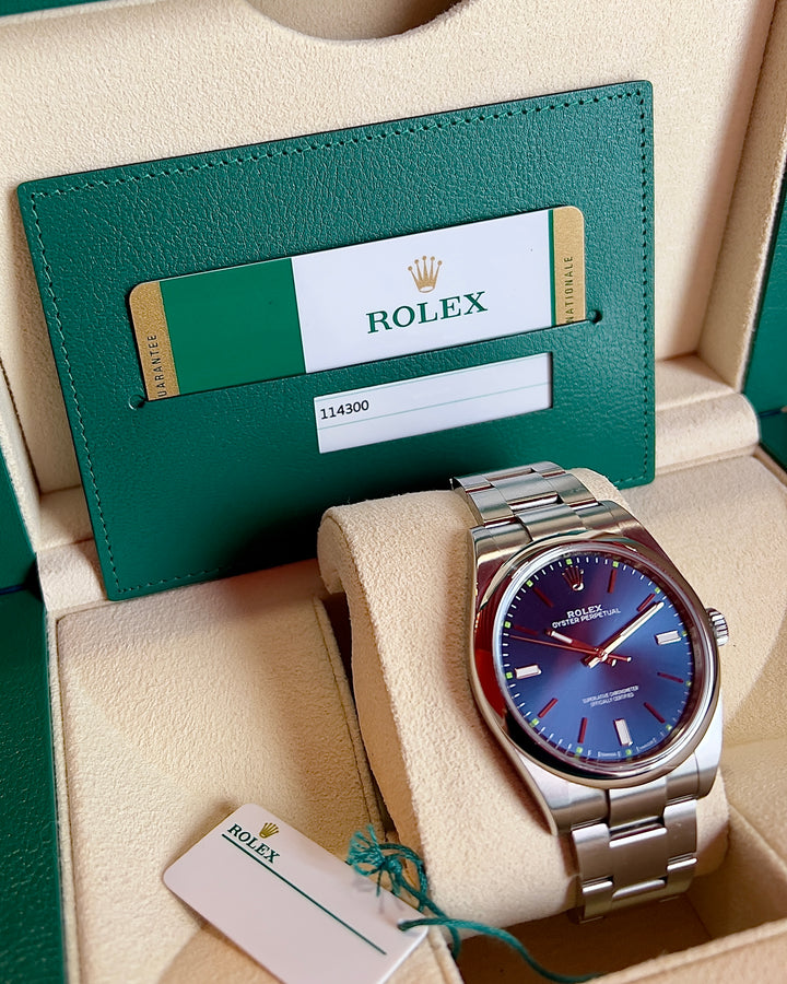 Rolex Oyster Perpetual 39 2020 | BLUE