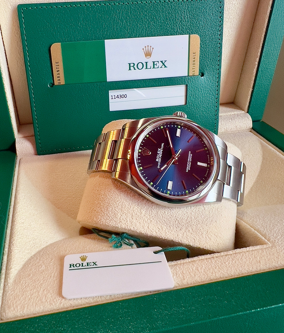 Rolex Oyster Perpetual 39 2020 | BLUE