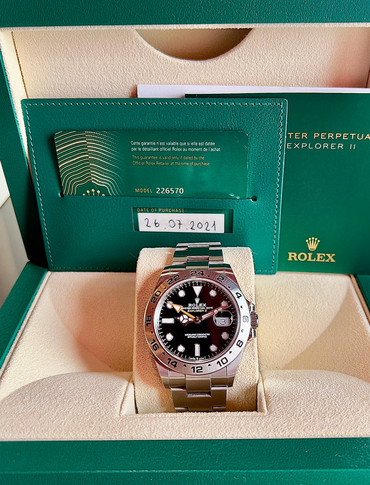 Rolex Explorer II 226570 | 2021 | LIKE NEW | ITA